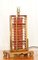 Mid-Century Chinese Rosewood Abacus Lamp 2