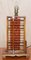 Lámpara Abacus china Mid-Century de palisandro, Imagen 3