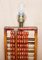 Mid-Century Chinese Rosewood Abacus Lamp 4