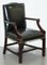 Fauteuil Gainsborough Carver en Cuir Noir 2