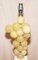 Carrara Marble Base Lamp with Alabaster Grapes by Freddy Rensonnet 12