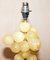 Carrara Marble Base Lamp with Alabaster Grapes by Freddy Rensonnet 10
