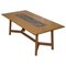 Sycamore Wood and Marble Newlyn Hayrake Dining Table from David Linley 1