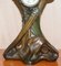 Art Nouveau Cold Painted Bronze Clock by Seth Thomas, 1889 4