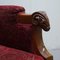 Vintage Carved Rams Head Armchair 6