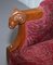Vintage Carved Rams Head Armchair 10