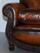 Brown Leather Two Seat Sofa 11