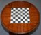 French Empire Hardwood Chess Table in Marble & Ormolu, 1900s 4