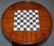 French Empire Hardwood Chess Table in Marble & Ormolu, 1900s, Image 4