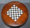 Tavolo da scacchi Impero in legno massiccio, Francia, inizio XX secolo, Immagine 3