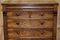 Large 19th Century Light Flamed Hardwood Chest of Drawers with Hidden Drawer 5