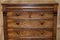 Large 19th Century Light Flamed Hardwood Chest of Drawers with Hidden Drawer, Image 5