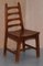 Mid-Century Red Oak Dining Chairs, Set of 4 18