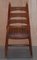 Mid-Century Red Oak Dining Chairs, Set of 4 9