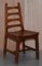 Mid-Century Red Oak Dining Chairs, Set of 4 14