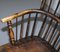 Early 19th Century Hoop Back Windsor Armchair with Worn Paint, West Country, England 9