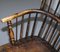 Early 19th Century Hoop Back Windsor Armchair with Worn Paint, West Country, England, Image 9