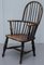 Early 19th Century Hoop Back Windsor Armchair with Worn Paint, West Country, England 3