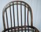 Early 19th Century Hoop Back Windsor Armchair with Worn Paint, West Country, England, Image 6