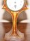 Orologio da camino Art Nouveau in legno duro intarsiato di Maple & Co, fine XIX secolo, Immagine 7