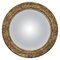 Espejo convexo estilo Regency náutico de madera dorada y yeso, Imagen 1