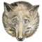 Solid Sterling Silver Pin Tray of a Foxes Head from Asprey London, 1964, Image 1