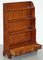 Flamed Hardwood Waterfall Bookcase in the Style of Gillows by Charles Barr 11