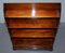 Flamed Hardwood Waterfall Bookcase in the Style of Gillows by Charles Barr 5