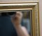 Vintage Gold and Silver Leaf-Plated French Mirror 5
