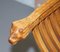 Dekorativer klappbarer Savonarola Sessel mit Löwenkopf & geschnitzten Armen 5