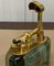 Large Gold-Plated Aquarium Table Lighter from Dunhill, 1950s, Image 16