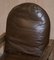 Butacas Mid-Century de cuero marrón. Juego de 2, Imagen 16