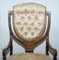 Redwood Sheraton Revival Chesterfield Library Armchair 8