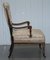 Redwood Sheraton Revival Chesterfield Library Armchair 12