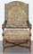 19th Century French Embroidered Armchair, Image 2