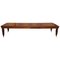 Extendable Oxford Library Dining Table with Leather Top 1