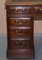 Victorian English Panelled Hardwood Twin Partner Desk, 1880s 6