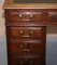 Victorian English Panelled Hardwood Twin Partner Desk, 1880s 8