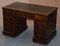 Victorian English Panelled Hardwood Twin Partner Desk, 1880s 3