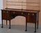 Georgian Irish Hardwood Sideboard with Brass Gallery & Lion Handles, 1790s 3