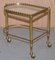 Mid-Century Brass & Glass Nesting Trolley Tables from Maison Bagues, France, Set of 3 15