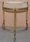 Mid-Century Brass & Glass Nesting Trolley Tables from Maison Bagues, France, Set of 3 9