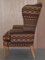 Wingback Armchair in Kilim Wool Upholstery with Beech Frame, Image 18