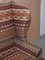 Wingback Armchair in Kilim Wool Upholstery with Beech Frame 7