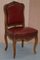 Poltrone e divano in pelle color rosso scuro, Francia, set di 3, Immagine 19