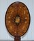 Viktorianischer Ovaler Beistelltisch aus Nussholz mit Intarsien 16