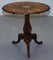 Victorian Walnut and Marquetry Inlaid Tilt Top Oval Side Table, Image 3