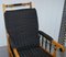 Antique Swedish Biedermeier Library Armchair in Ebonised Satin Birch, Image 5