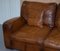 Vintage Cigar Brown Ledersofa 4