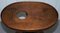 Hardwood Drinks Table with Crystal Decanter & Glasses Wheels, 1860s, Image 11